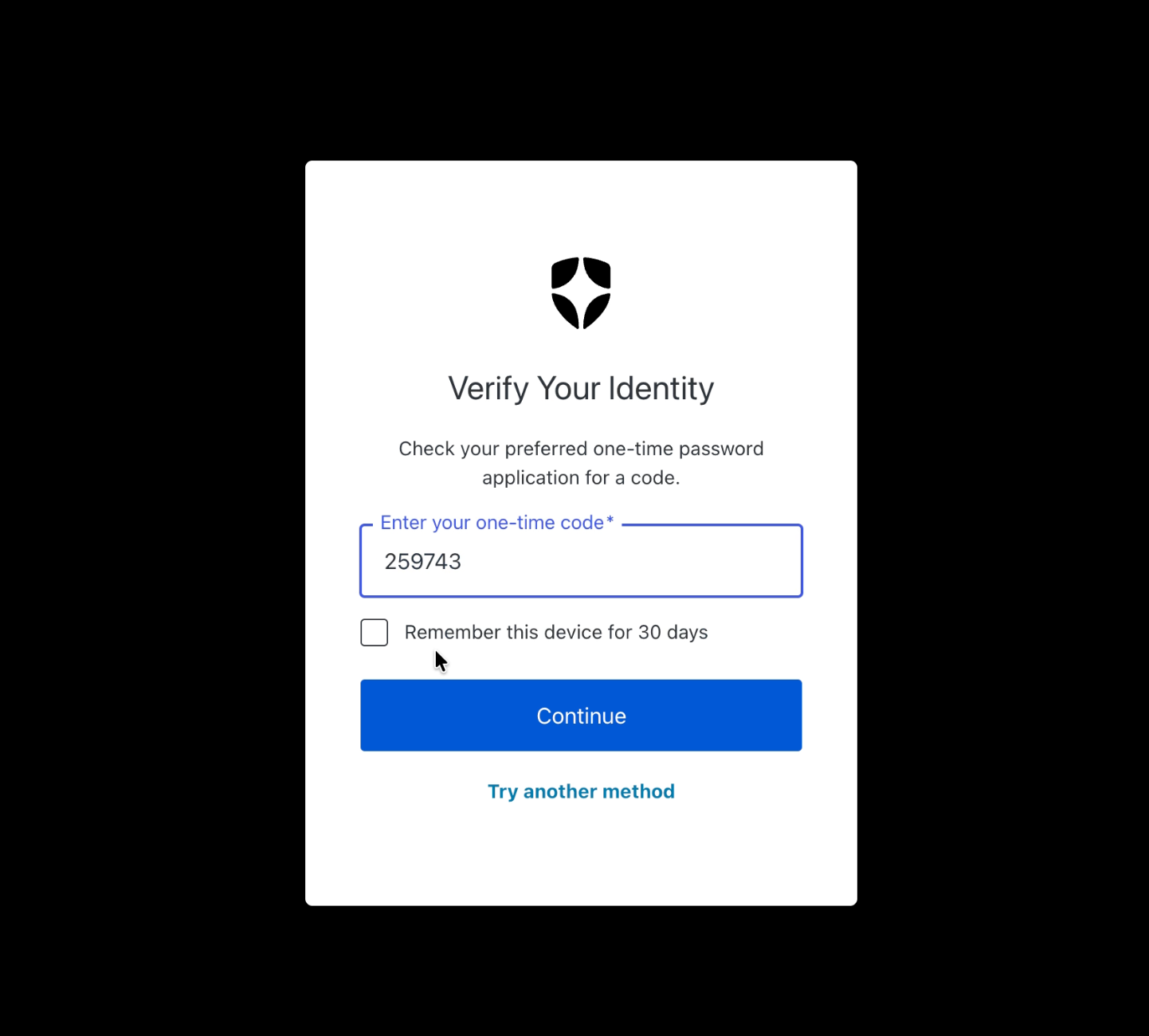 2FA setup
